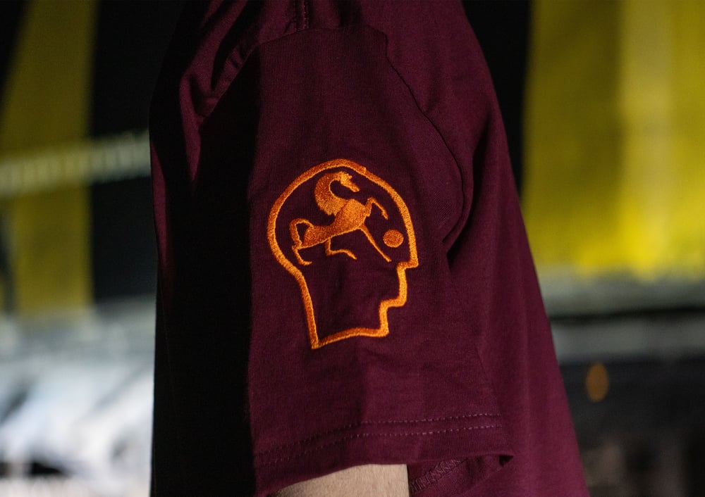 Image of Tee shirt LONGUE DISTANCE bordeaux