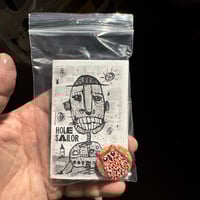 Image 1 of Kevin Seconds - Tiny Free Verse Owls / 3-Piece Micro Art Set & Zine Series, Vol. 2 / #2 of 65 