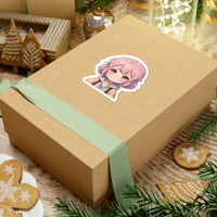Image 3 of Chibi Sad Girl Sticker — Cute Anime Laptop Decal