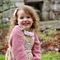Image 1 of Pink floral blue tit - PRE-ORDER - BABY/CHILDRENS CLOTHING.