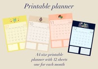 Image 2 of Monthly planner - printable 