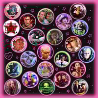 Image 1 of Horror Button Badges 