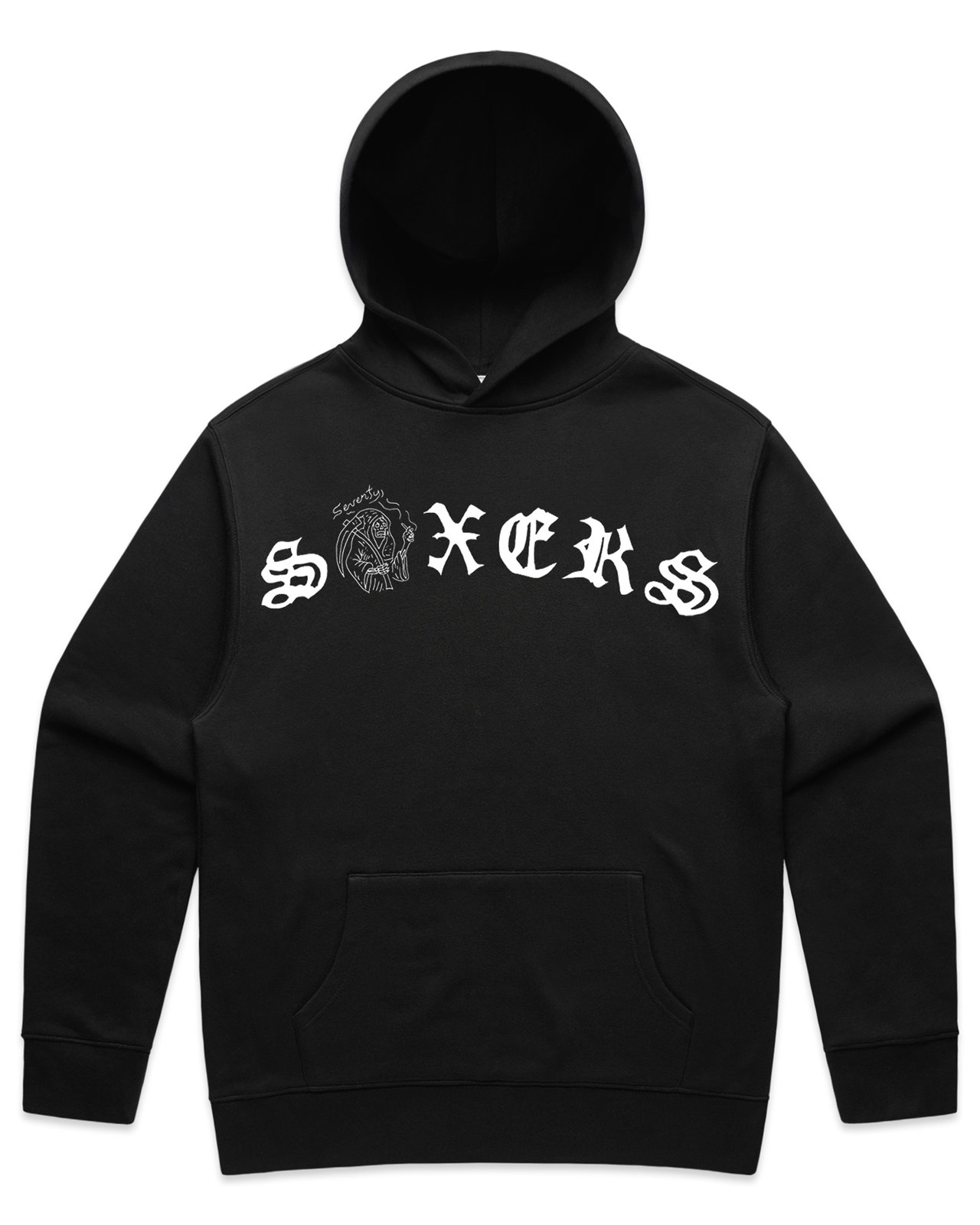 76 HOODIE BLACK | HEAVYSLIME