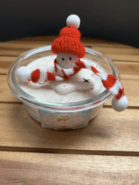 Image 2 of Melting Snowman Candle