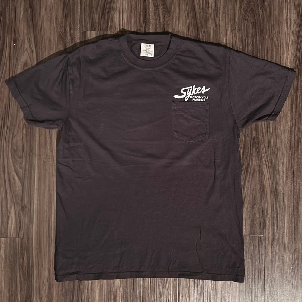 Image of Motorcycle Pocket Tee Grey