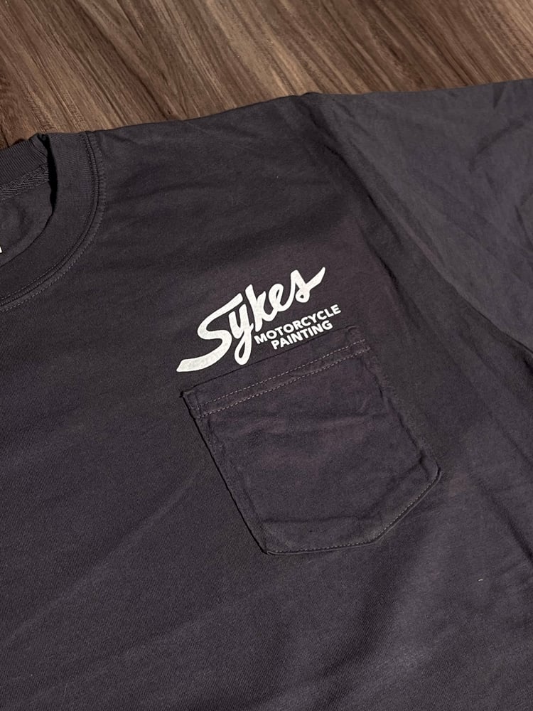 Image of Motorcycle Pocket Tee Grey