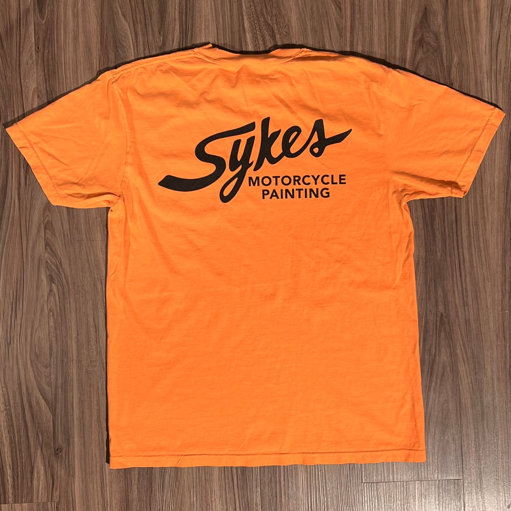 Image of Motorcycle Pocket Tee Orange 