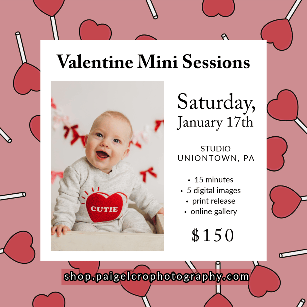 Image of Valentine Mini Session - Day 1