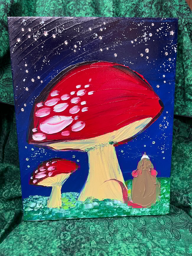 “Reflections After Midnight” - 11”x14” oil on canvas ready to ship TODAY!