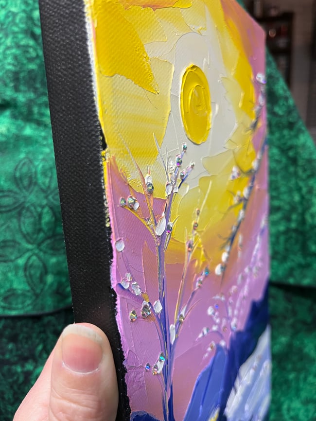 “Peaceful Creekside” - 8”x16” oil on canvas ready to ship TODAY!