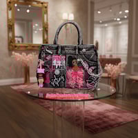 Image 1 of Black Junk Denim Bag