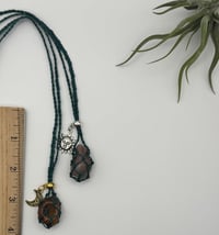 Image 2 of Macrame Crystal Necklace - Charmed Forest