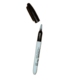 Sharpie scribe