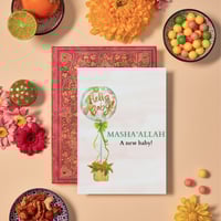 Image 5 of Hello Baby Muslim Card