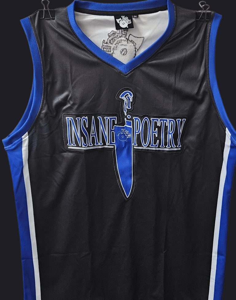 Image of INSANE POETRY: 2025 LOGO BASKETBALL JERSEY 