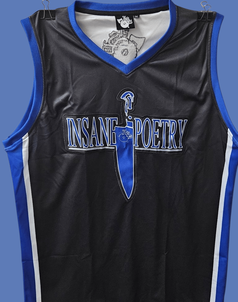 Image of INSANE POETRY: 2025 LOGO BASKETBALL JERSEY 