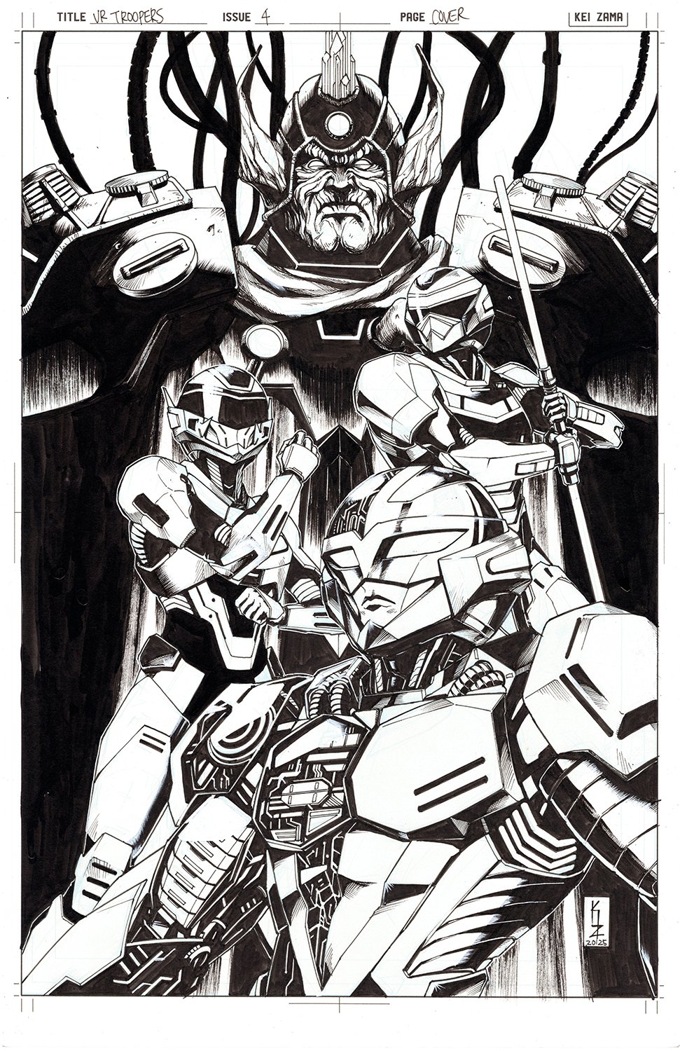 Image of VR Troopers #4 Cover