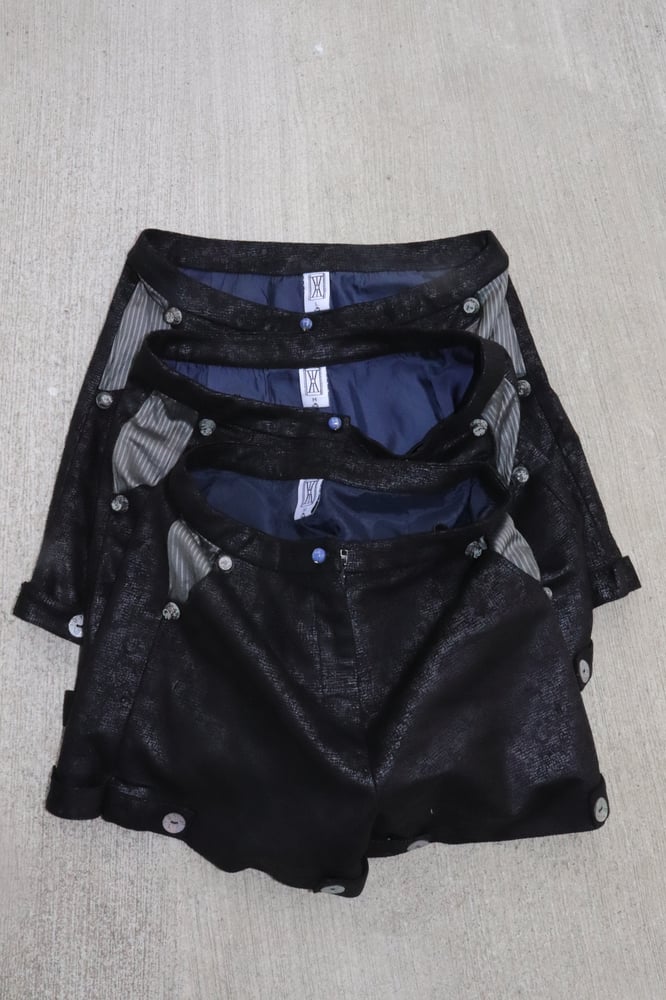 Image of Cracked Shorts (Black)