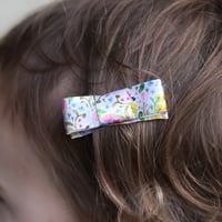 Image 2 of Pack of two blue tit soft baby hair bows