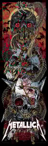 Image of METALLICA - MELBOURNE - gig poster