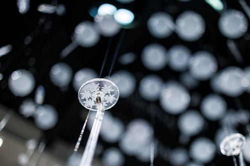 Image of "Your good fortune..." silver ring with rock crystal SUA CUIQUE FORTUNA IN MANU EST