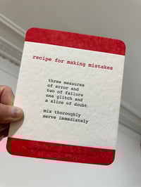 Image 1 of recipe for making mistakes 