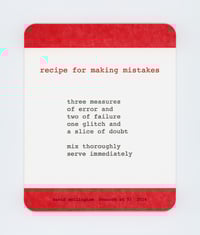 Image 2 of recipe for making mistakes 