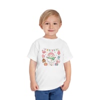 Image 3 of Toddler Tee — Cute Kawaii Snowman Christmas Holiday Shirt