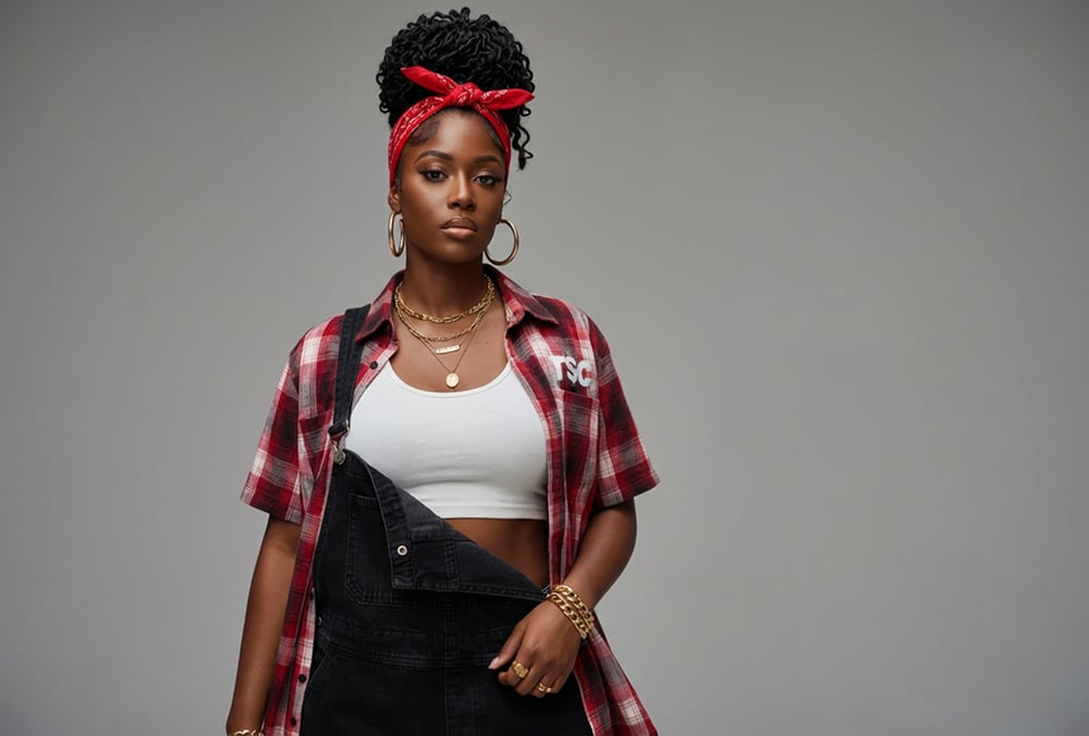 Image of T$C red Trend$etta flannel