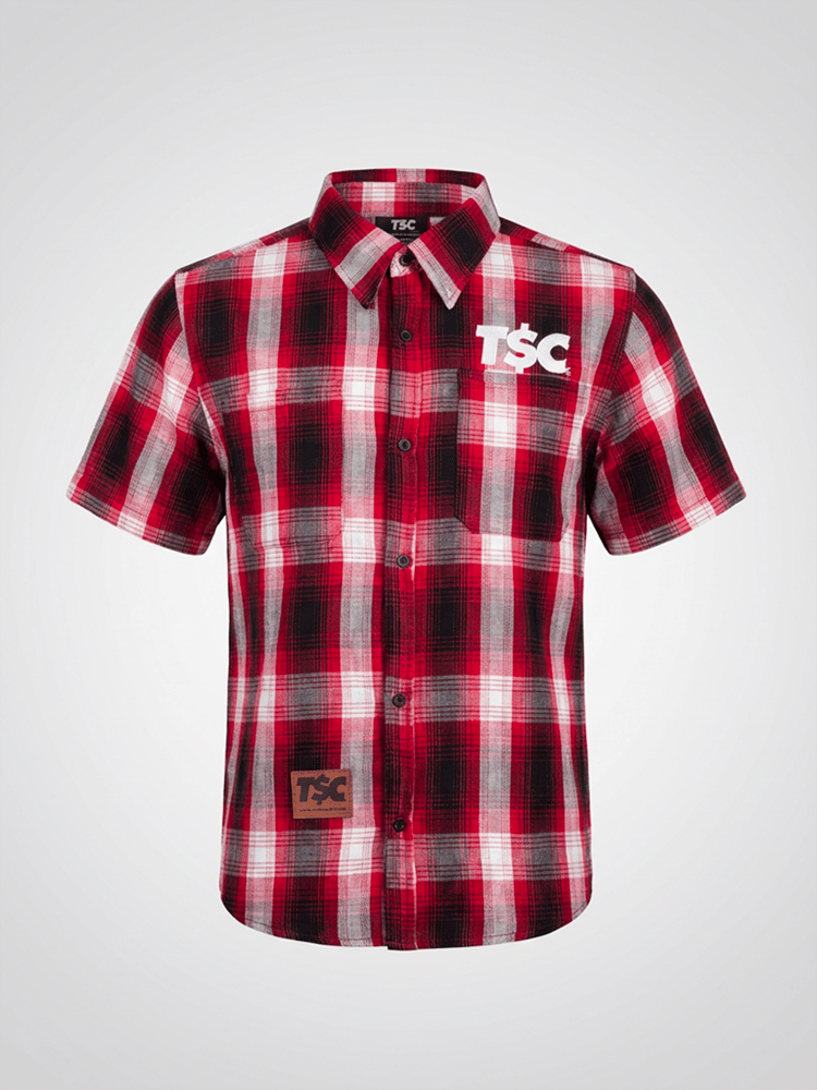 Image of T$C red Trend$etta flannel