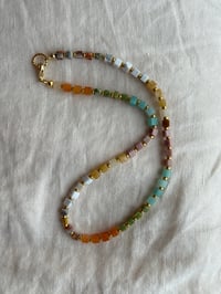 Rainbow Cubes Necklace