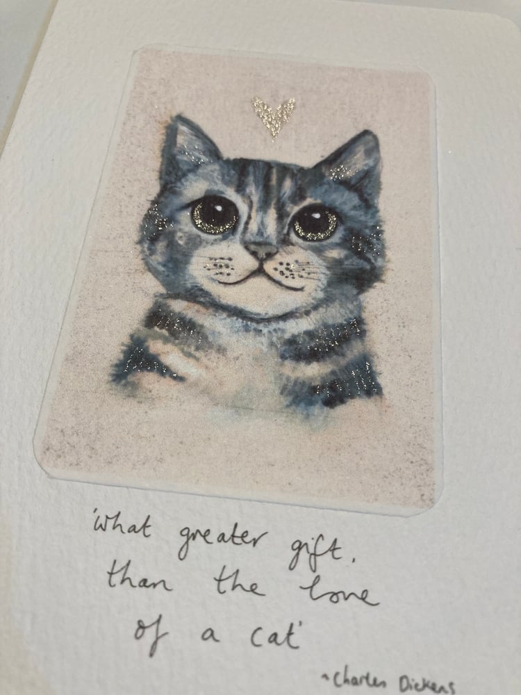 Image of Dickens Cat 🐈‍⬛ art print 