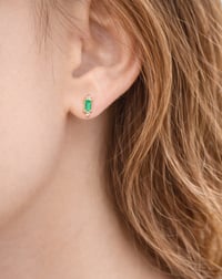Image 2 of Eleanor Emerald Earring