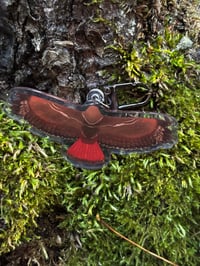 Image 3 of Red-Tailed Hawk Keychain