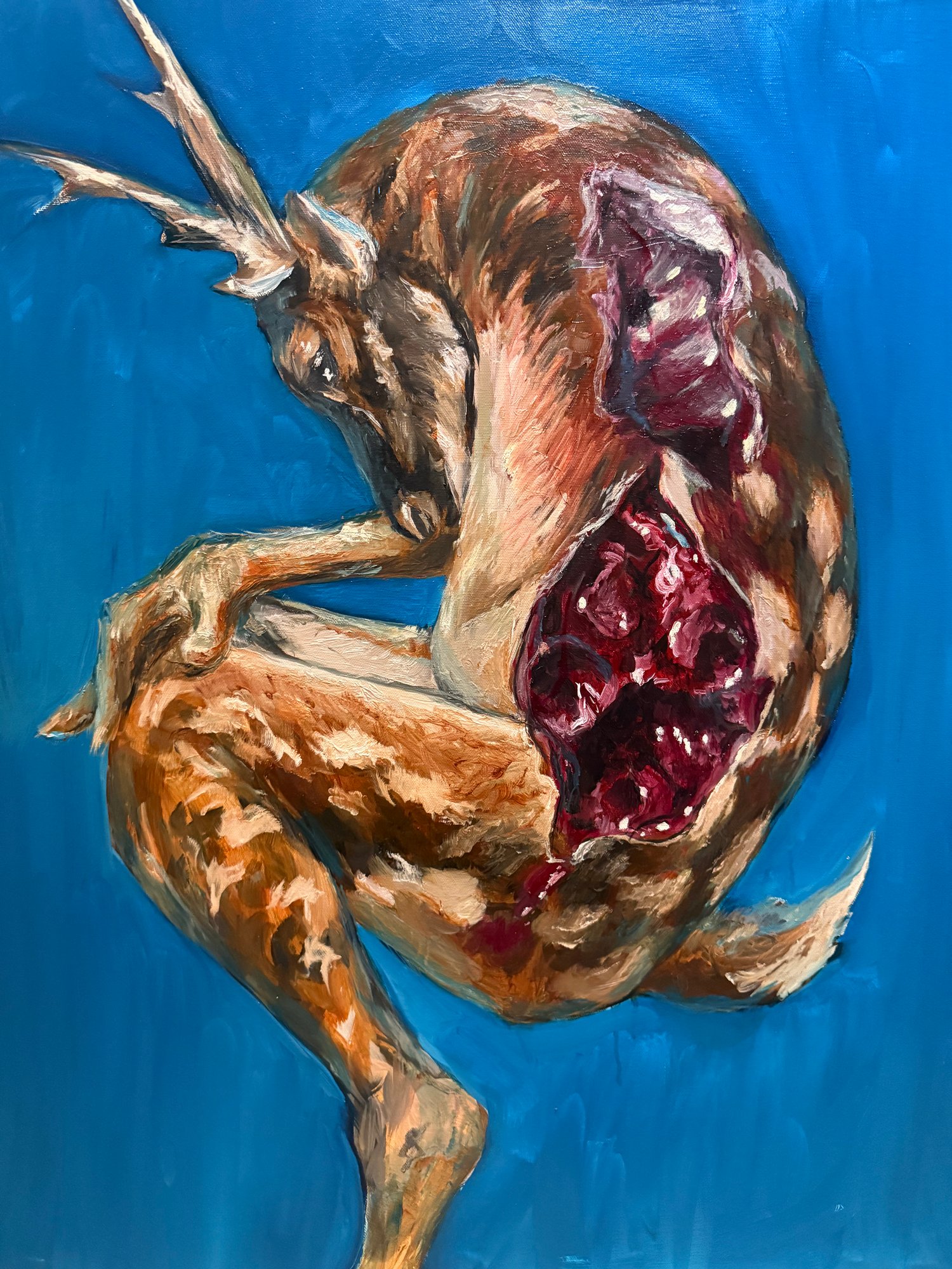 Painting - Puck and the consequences of lying