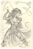 Image of  ORIGINAL SKETCH OF ABSOLUTE WONDER WOMAN