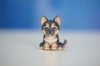Image 2 of 3D Printed Dog Figurine, Puppy Keepsake. 2inch prints