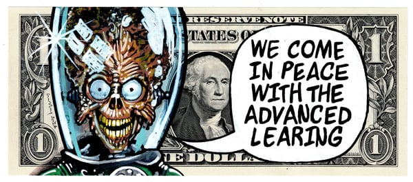 Image of Real Dollar Original. Learing.