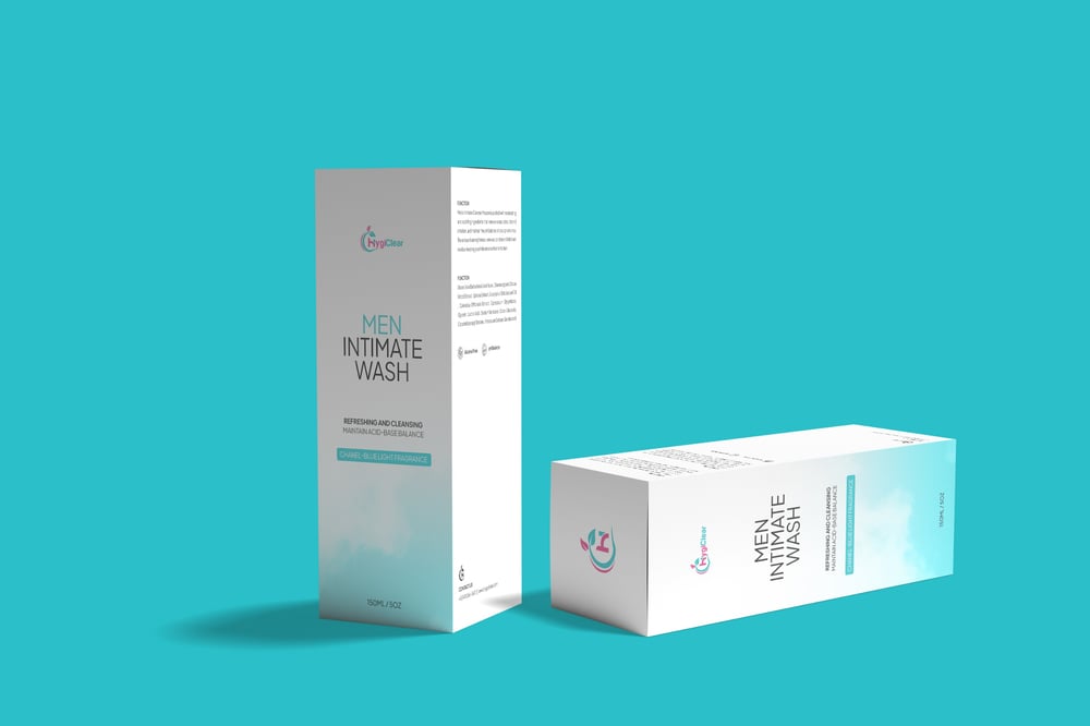 Image of Bleu infused Intimate men’s wash 