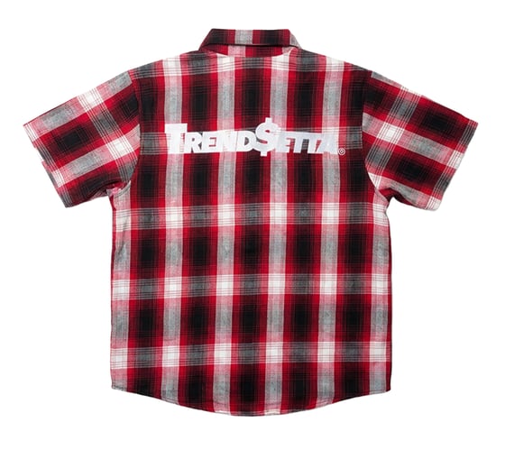 Image of T$C red Trend$etta flannel