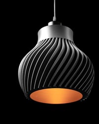 Image 1 of RIDGED PENDANT LIGHT