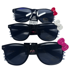 Image of hello kitty bow nerd glasses!