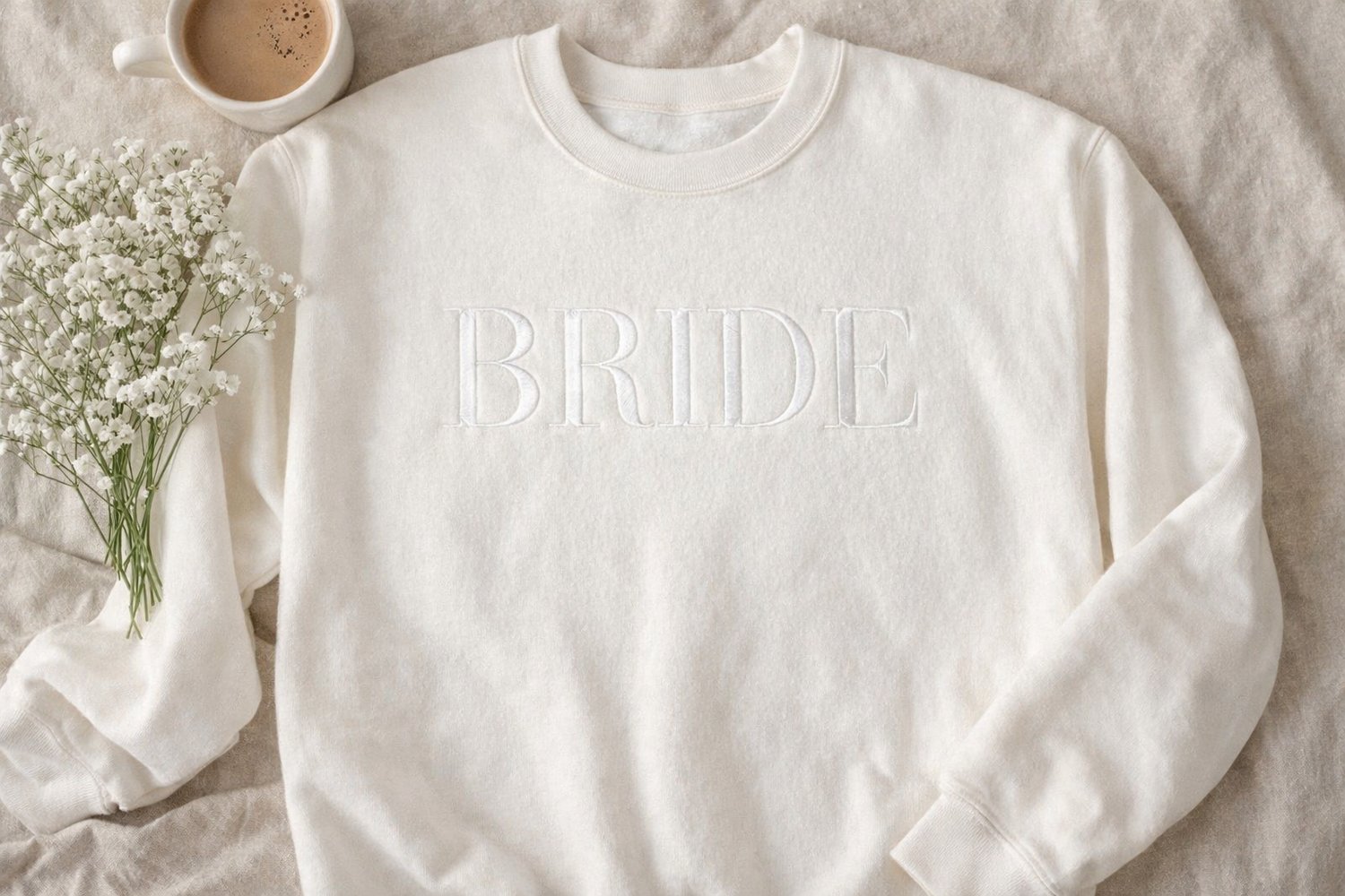 Image of Bride Embroidered Sweatshirt