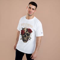 Image 3 of Hustle Never Sleeps Skull T-Shirt — 'Built from Pressure, Paid in Silence' Graphic Tee