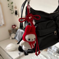 Image 1 of PREORDER Red Goodluck Bunny Keychain
