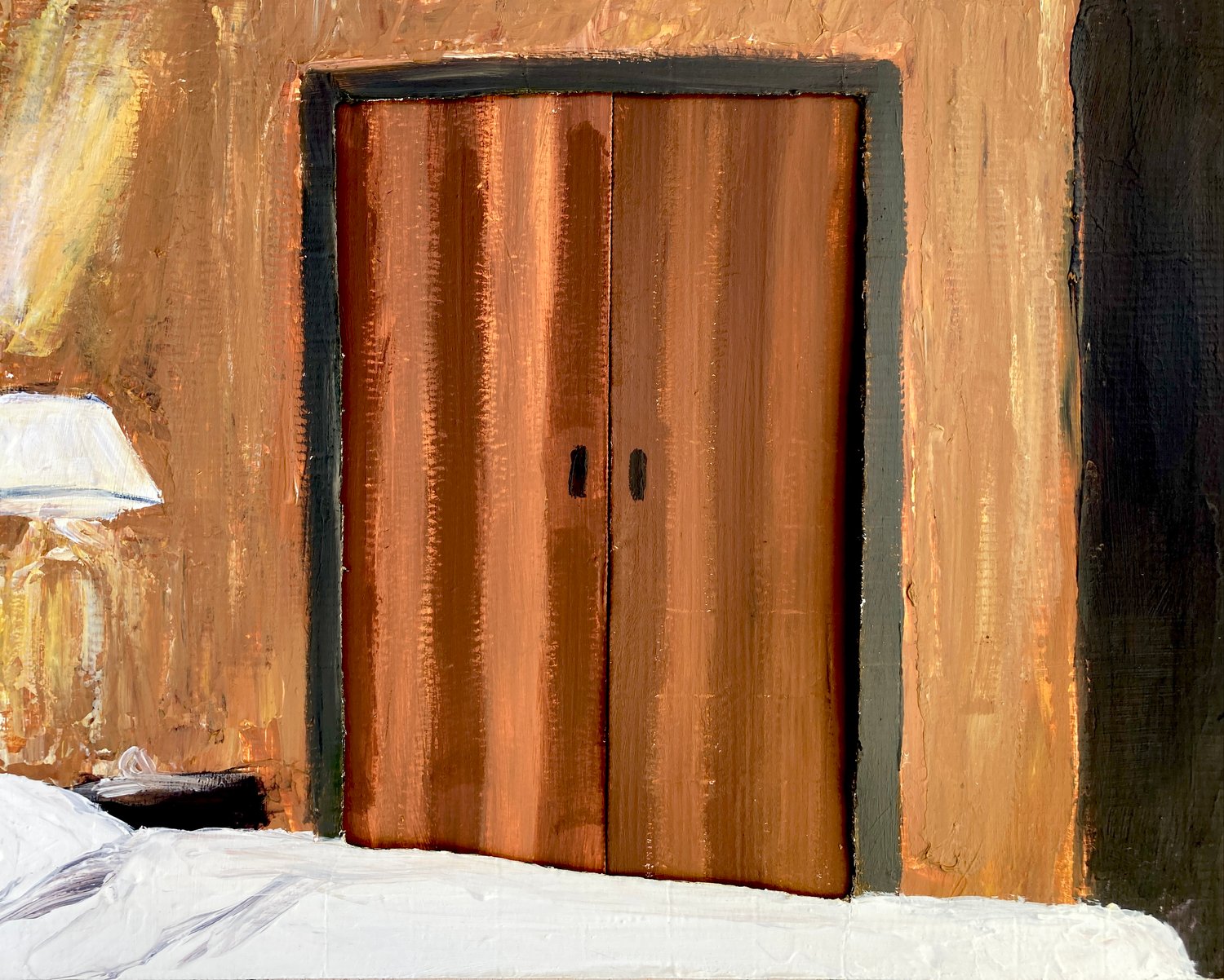 Image of Phil whacks Vito (original painting)