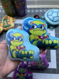 Image 4 of 8cm (2in-3in) Plush Turtle Keychain