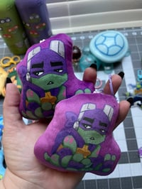 Image 5 of 8cm (2in-3in) Plush Turtle Keychain