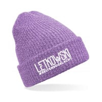 Beanie #seltensogelacht - lavendel magic