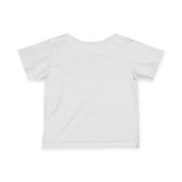 Image 2 of Infant Tee — "Paws Relax" Cute Paw Print Baby Shirt